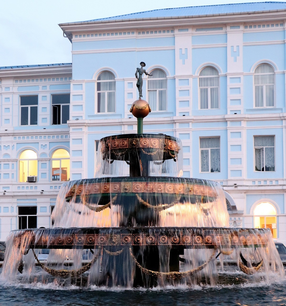 georgia, batumi, fountain